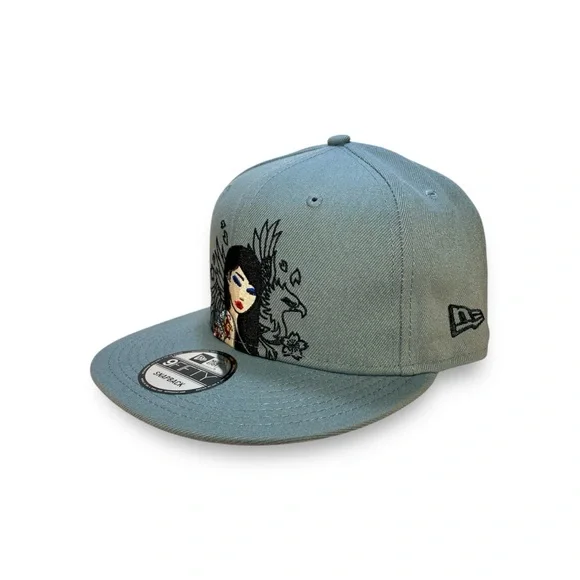 New Era 9FIFTY Tokidoki Snapback Cap Hat Phoenix Rising Storm Tattooed Girl NWT